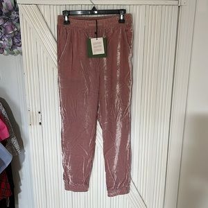 Marella monochrome radix antique rose velvet jogger NWT size 2